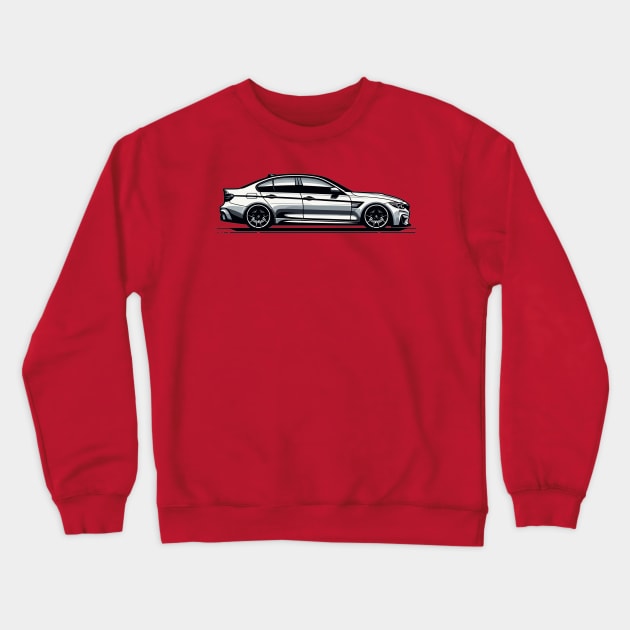 BMW M3 Crewneck Sweatshirt by Vehicles-Art